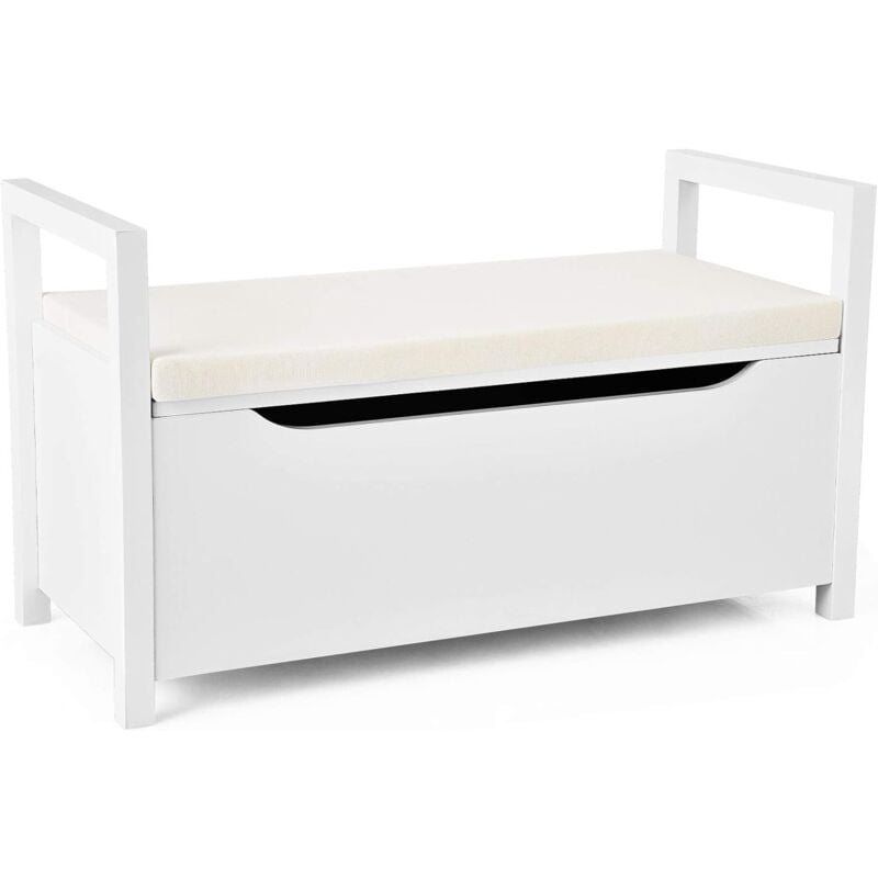 Banco Zapatero con Asiento Acolchado Elevable y Empuñadura Lateral, Banco Multiuso y Caja Juguetes (blanco) - Costway
Banco Zapatero con Asiento Acolchado Elevable y Empuñadura Lateral, Banco Multiuso y Caja Juguetes (blanco) - Costway