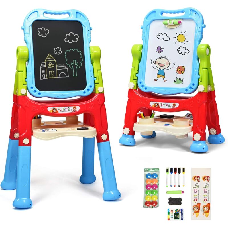 Caballete Artístico para Niños Set Magnético Portátil para Dibujar con Accesorios (azul) - Costway
Caballete Artístico para Niños Set Magnético Portátil para Dibujar con Accesorios (azul) - Costway