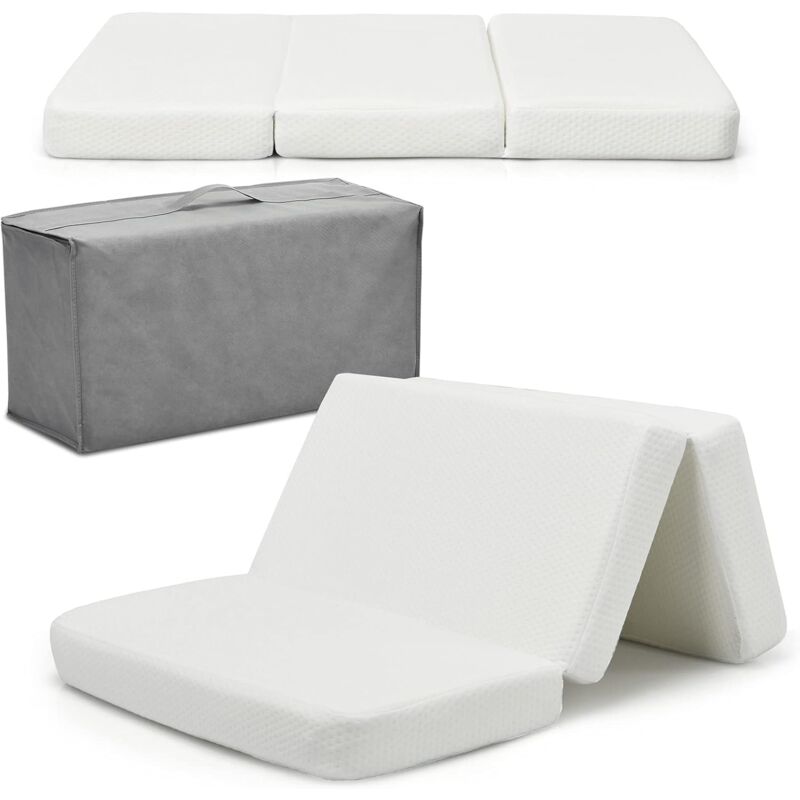 Colchón Plegable en 3 Partes en Memoria de Forma Colchón para Niños con Forro Removible - Costway
Colchón Plegable en 3 Partes en Memoria de Forma Colchón para Niños con Forro Removible - Costway