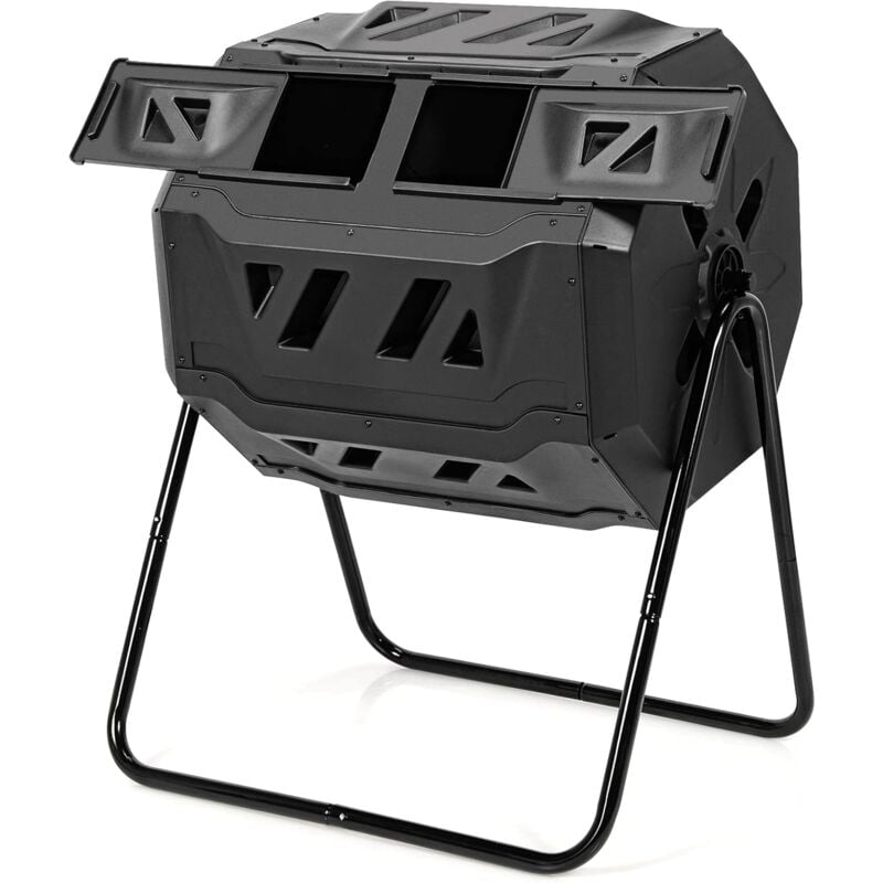 Compostador 160L Cesto de Reciclaje de Residuos Orgánicos Giratorio con Doble Cámara - Costway
Compostador 160L Cesto de Reciclaje de Residuos Orgánicos Giratorio con Doble Cámara - Costway