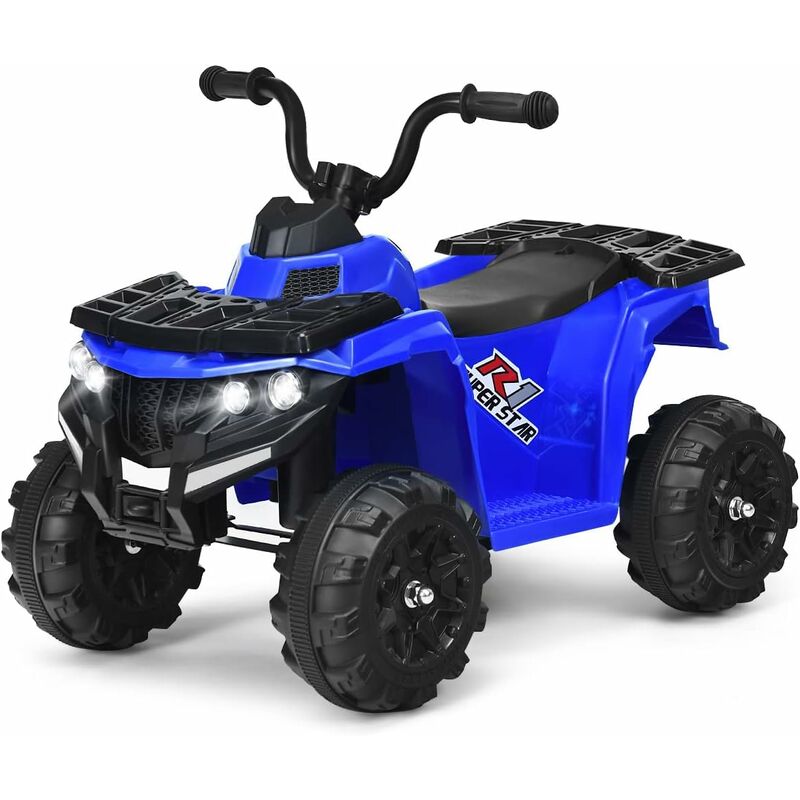 Cuatriciclo Eléctrico ATV Montable para Niños, con Focos, MP3, USB, Volumen Regulable, Juguete Eléctrico con Batería 6 V (Azul) - Costway
Cuatriciclo Eléctrico ATV Montable para Niños, con Focos, MP3, USB, Volumen Regulable, Juguete Eléctrico con Batería 6 V (Azul) - Costway