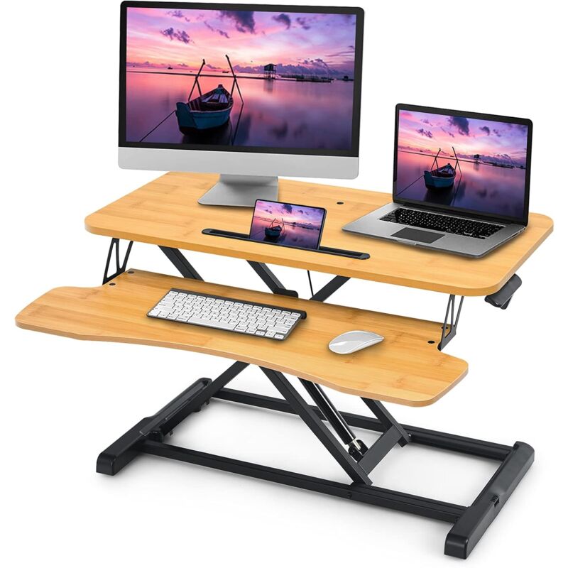 COSTWAY Escritorio Altura Ajustable para Sentarse y Pararse Mesa de Ordenador para Oficina Hogar (Natural)
COSTWAY Escritorio Altura Ajustable para Sentarse y Pararse Mesa de Ordenador para Oficina Hogar (Natural)