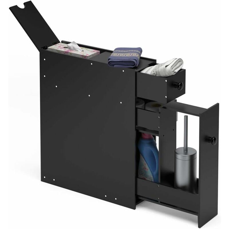 COSTWAY Estantería de Baño Ducha Armario Lateral, Gabinete de Almacenamiento de 5 Compartimientos (Negro)
COSTWAY Estantería de Baño Ducha Armario Lateral, Gabinete de Almacenamiento de 5 Compartimientos (Negro)