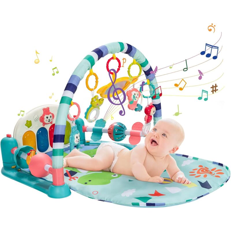 Costway - Gimnasio actividad para niños con piano desmontable, 4 sonajeros colgando y 1 espejo
Costway - Gimnasio actividad para niños con piano desmontable, 4 sonajeros colgando y 1 espejo
