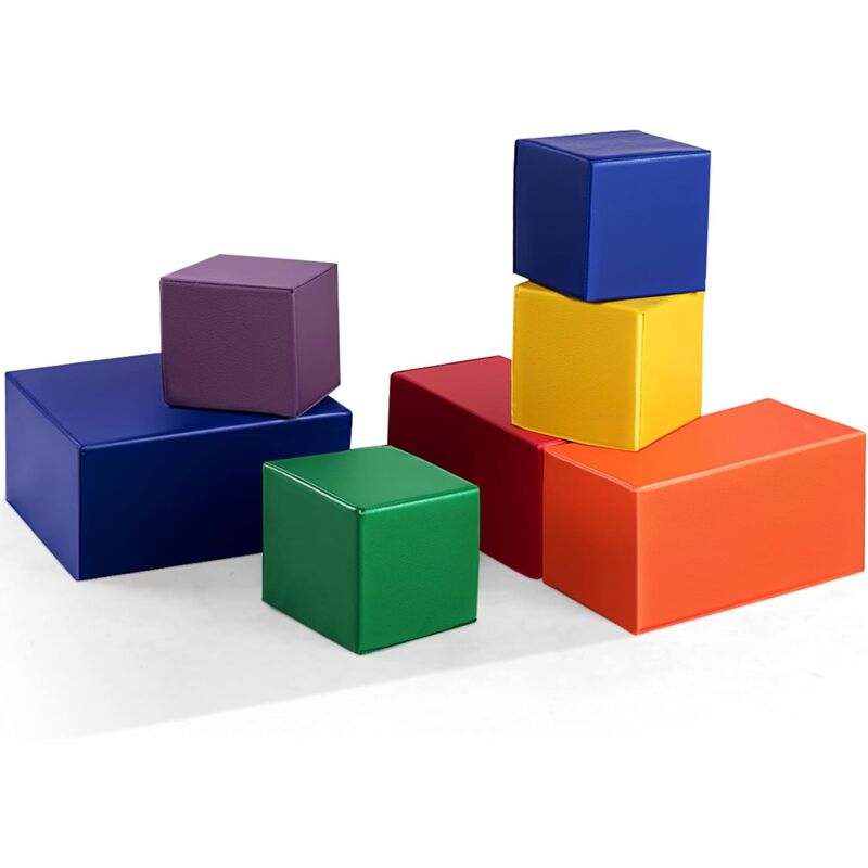 Juguete Educativo Bloques Grandes en Espuma Blanda, Set de 7 Piezas Blandas para Niños y Bebés - Costway
Juguete Educativo Bloques Grandes en Espuma Blanda, Set de 7 Piezas Blandas para Niños y Bebés - Costway