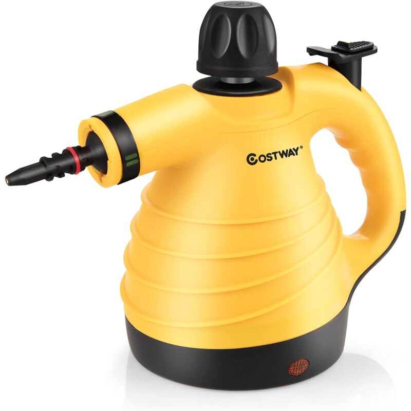 COSTWAY Limpiador a Vapor Portátil, Vaporeta Multiuso, Aparato Portátil con 9 Accesorios (Amarillo)
COSTWAY Limpiador a Vapor Portátil, Vaporeta Multiuso, Aparato Portátil con 9 Accesorios (Amarillo)