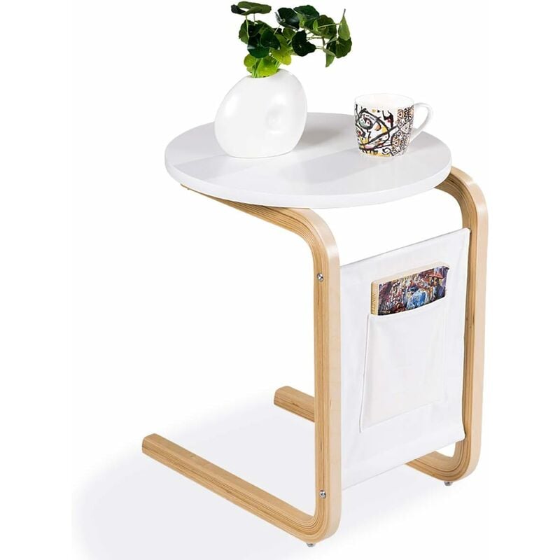 COSTWAY Mesa Auxiliar Mesilla con Superficie Redonda con Bolsillo para Cama Sofá Salón Comedor Dormitorio
COSTWAY Mesa Auxiliar Mesilla con Superficie Redonda con Bolsillo para Cama Sofá Salón Comedor Dormitorio