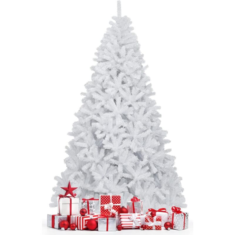 Árbol de Navidad Artificial 225 cm con 1749 Ramas, Base Plegable de Metal, Árbol Decorativo de Bisagra (Blanco) - Costway
Árbol de Navidad Artificial 225 cm con 1749 Ramas, Base Plegable de Metal, Árbol Decorativo de Bisagra (Blanco) - Costway