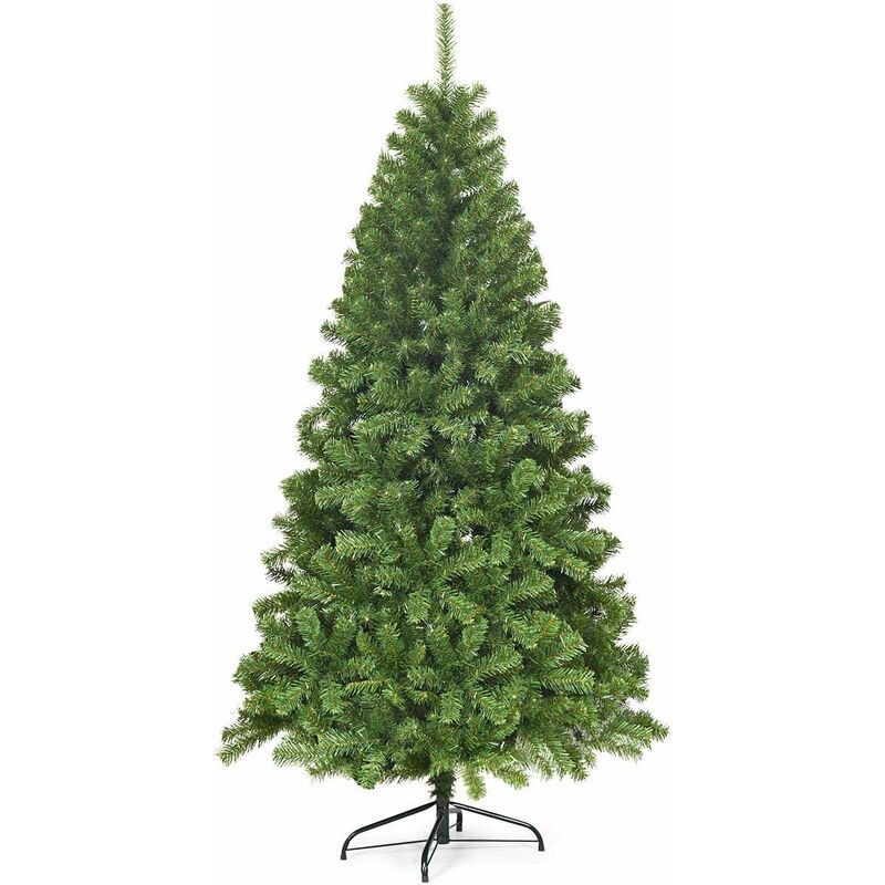 Árbol de Navidad Artificial de 180 cm con Base de Metal Árbol de PVC Decoración - Costway
Árbol de Navidad Artificial de 180 cm con Base de Metal Árbol de PVC Decoración - Costway