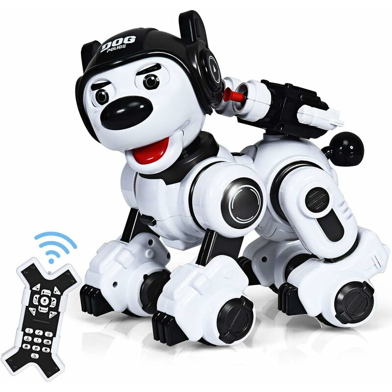 Robot de Perro para Niños Juguete Interactivo Robot Inteligente con Control Remoto Multifunciones (Negro) - Costway
Robot de Perro para Niños Juguete Interactivo Robot Inteligente con Control Remoto Multifunciones (Negro) - Costway
