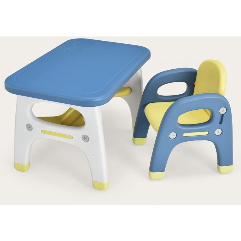 COSTWAY Set Mesa y Silla para Niños 1-5 Años con Forma de Dinosaurio, Set Escritorio Actividades Artísticas y Estudio (Azul)
COSTWAY Set Mesa y Silla para Niños 1-5 Años con Forma de Dinosaurio, Set Escritorio Actividades Artísticas y Estudio (Azul)