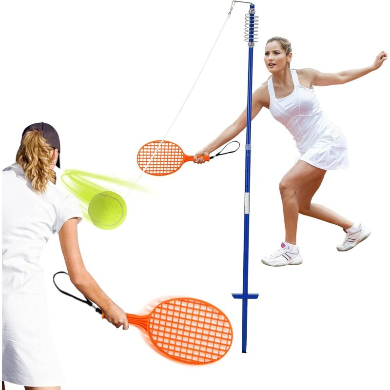 Set Portátil de Pelota Oscilante con 3 Niveles de Altura Regulable, 2 Raquetas Set tetherball Juego Familiar - Costway
Set Portátil de Pelota Oscilante con 3 Niveles de Altura Regulable, 2 Raquetas Set tetherball Juego Familiar - Costway