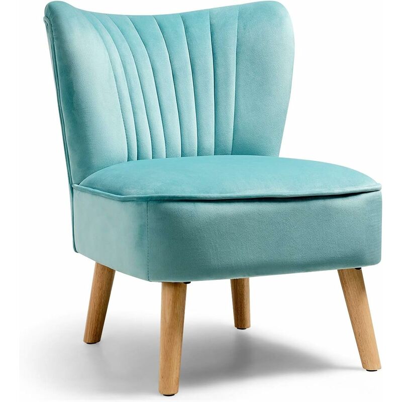 Silla de Terciopelo con Respaldo de ala con Patas Sólidas de Madera de Goma, Asiento Acolchado Espeso (Verde) - Costway
Silla de Terciopelo con Respaldo de ala con Patas Sólidas de Madera de Goma, Asiento Acolchado Espeso (Verde) - Costway