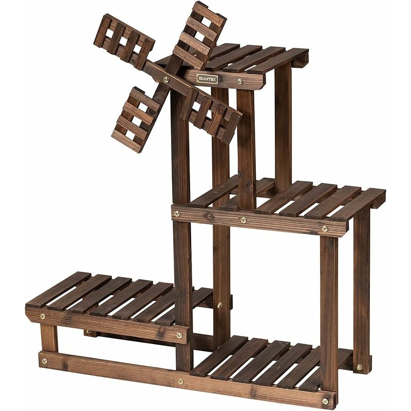 Soporte de Plantas con 4 Niveles Rústico de Madera Estante para Plantas con Plataformas Múltiples - Costway
Soporte de Plantas con 4 Niveles Rústico de Madera Estante para Plantas con Plataformas Múltiples - Costway