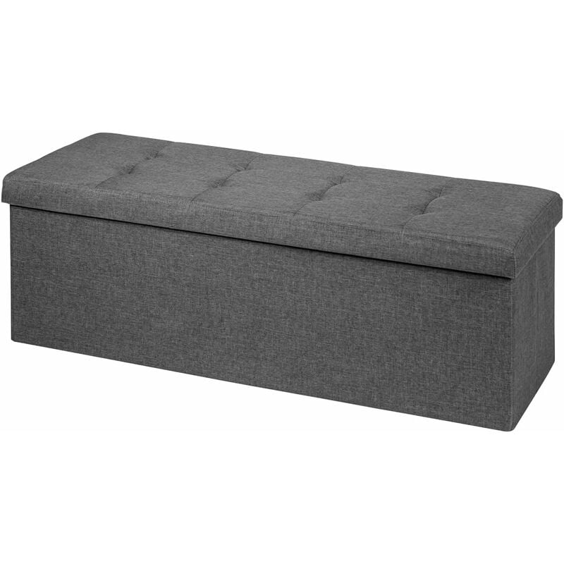 Taburete de Almacenamiento, Banco Plegable Capacidad 120 L, Reposapiés Asiento Acolchado (Gris Oscuro) - Costway
Taburete de Almacenamiento, Banco Plegable Capacidad 120 L, Reposapiés Asiento Acolchado (Gris Oscuro) - Costway