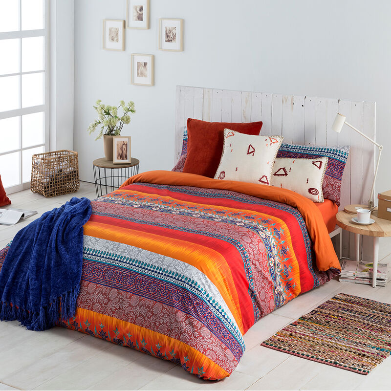 Funda Nordica Indi II ALGODÓN 100% - Disponible en varios tamaños - Cama de 200 - Multicolor - Cotton Artean
Funda Nordica Indi II ALGODÓN 100% - Disponible en varios tamaños - Cama de 200 - Multicolor - Cotton Artean