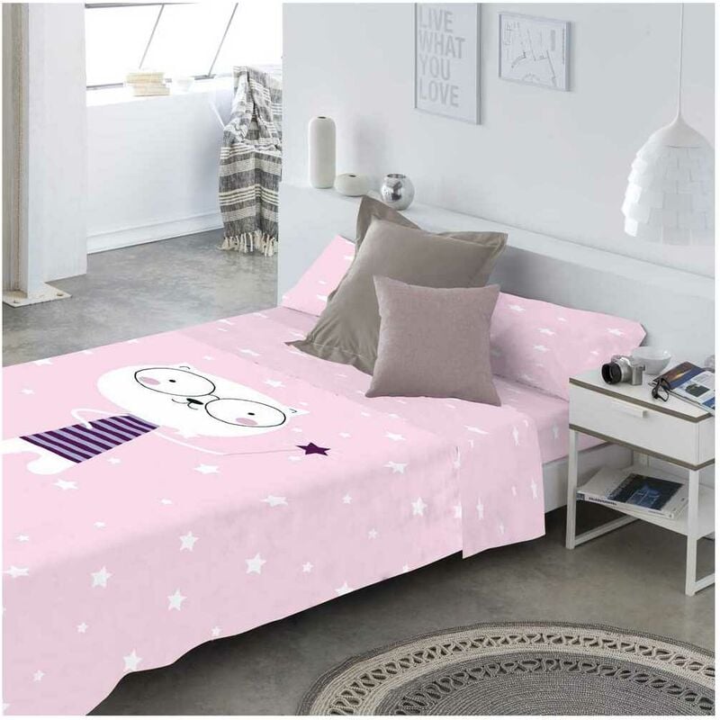 Juego de sabanas Infantil/Juvenil Clara . 100% ALGODÓN - Disponible en varios tamaños - Cama de 90 x 190/200 - Rosa - Cotton Artean
Juego de sabanas Infantil/Juvenil Clara . 100% ALGODÓN - Disponible en varios tamaños - Cama de 90 x 190/200 - Rosa - Cotton Artean