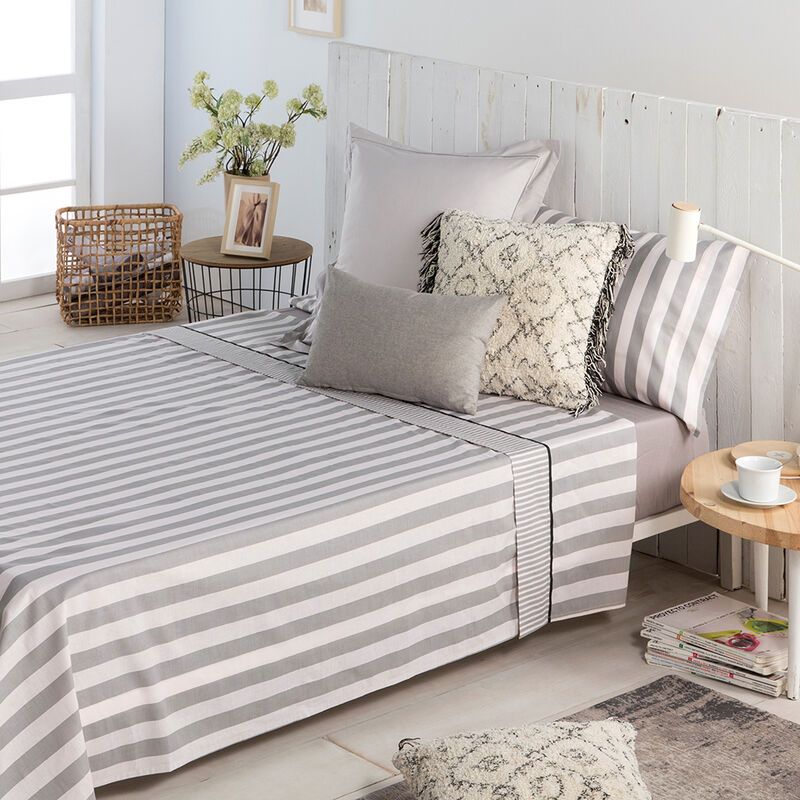 Juego de sabanas Lines II 100% ALGODÓN - Disponible en varios tamaños - Cama de 135 x 190/200 - Gris - Cotton Artean
Juego de sabanas Lines II 100% ALGODÓN - Disponible en varios tamaños - Cama de 135 x 190/200 - Gris - Cotton Artean