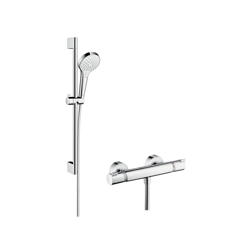 Conjunto de ducha Hansgrohe Croma Select S Vario Ecostat Comfort Combi termostático 
Conjunto de ducha Hansgrohe Croma Select S Vario Ecostat Comfort Combi termostático