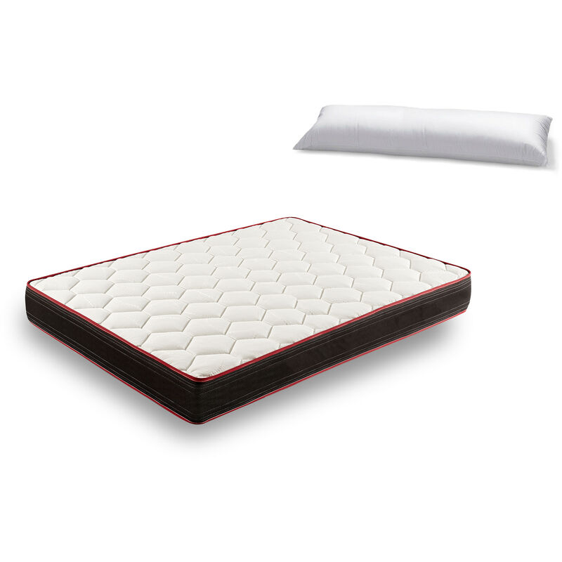 Ct94- Colchon Viscoelastico 105 X 190 Cm + Almohada Tacto Pluma, Extra Confort, Reversible (Verano-Invierno) Con Tejido 3d Y Aloe Vera
Ct94- Colchon Viscoelastico 105 X 190 Cm + Almohada Tacto Pluma, Extra Confort, Reversible (Verano-Invierno) Con Tejido 3d Y Aloe Vera