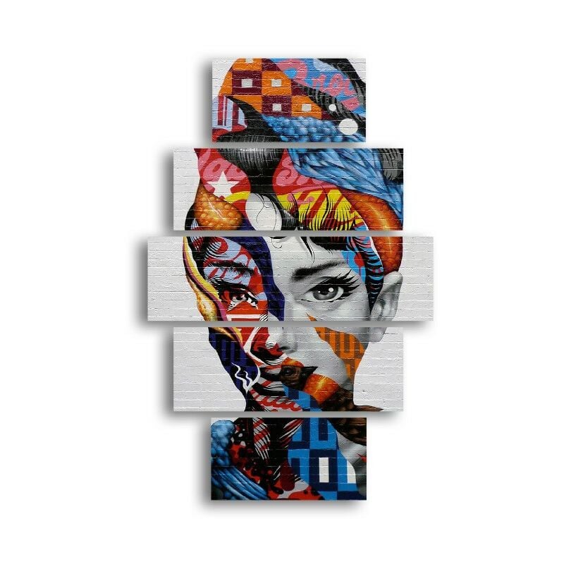 Homemania - Cuadro Chica - 5 piezas - Retrato - para la sala de estar, habitacion - Multicolor en MDF, 95 x 0,3 x 60 cm
Homemania - Cuadro Chica - 5 piezas - Retrato - para la sala de estar, habitacion - Multicolor en MDF, 95 x 0,3 x 60 cm