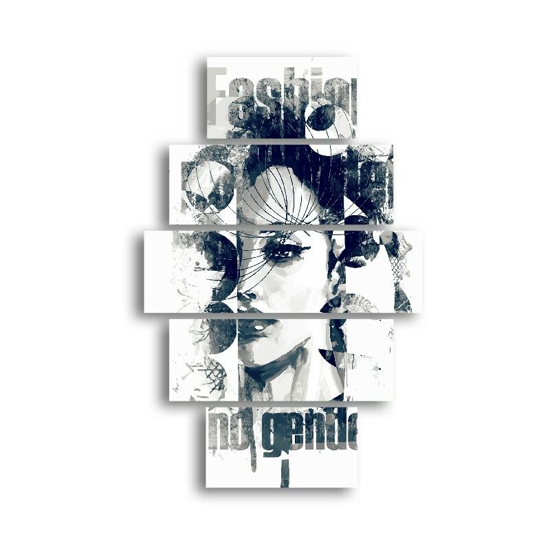 Homemania - Cuadro Chica - 5 piezas - Retrato - para la sala de estar, habitacion - Multicolor en MDF, 95 x 0,3 x 60 cm
Homemania - Cuadro Chica - 5 piezas - Retrato - para la sala de estar, habitacion - Multicolor en MDF, 95 x 0,3 x 60 cm