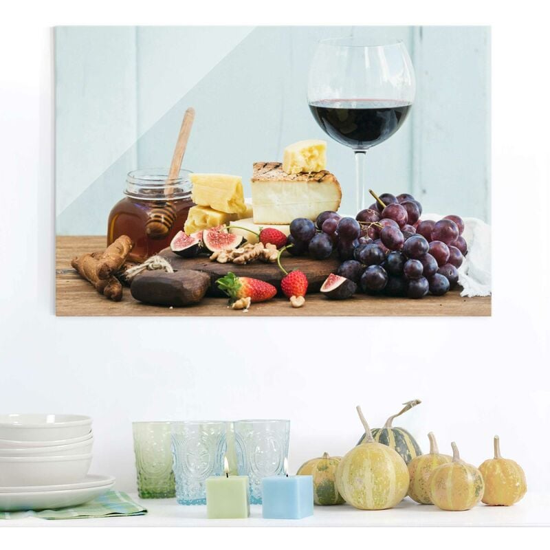 Bilderwelten - Cuadro de cristal - Cheese And Wine - Formato Apaisado 2:3 Dimensión LxA: 60cm x 90cm
Bilderwelten - Cuadro de cristal - Cheese And Wine - Formato Apaisado 2:3 Dimensión LxA: 60cm x 90cm