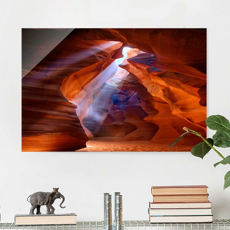 Bilderwelten - Cuadro de cristal - Espectáculo de Luz en Cañón del Antílope - Formato Apaisado 2:3 Dimensión LxA: 80cm x 120cm
Bilderwelten - Cuadro de cristal - Espectáculo de Luz en Cañón del Antílope - Formato Apaisado 2:3 Dimensión LxA: 80cm x 120cm