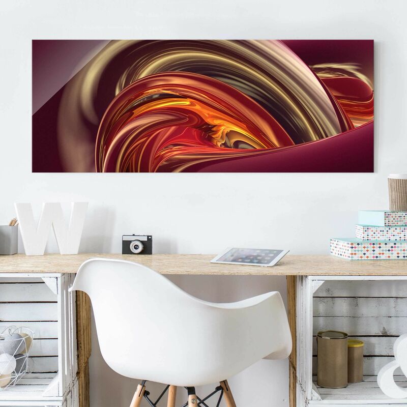 Cuadro de cristal - Fantastic Burning - Panorama Apaisado Dimensión LxA: 30cm x 80cm
Cuadro de cristal - Fantastic Burning - Panorama Apaisado Dimensión LxA: 30cm x 80cm