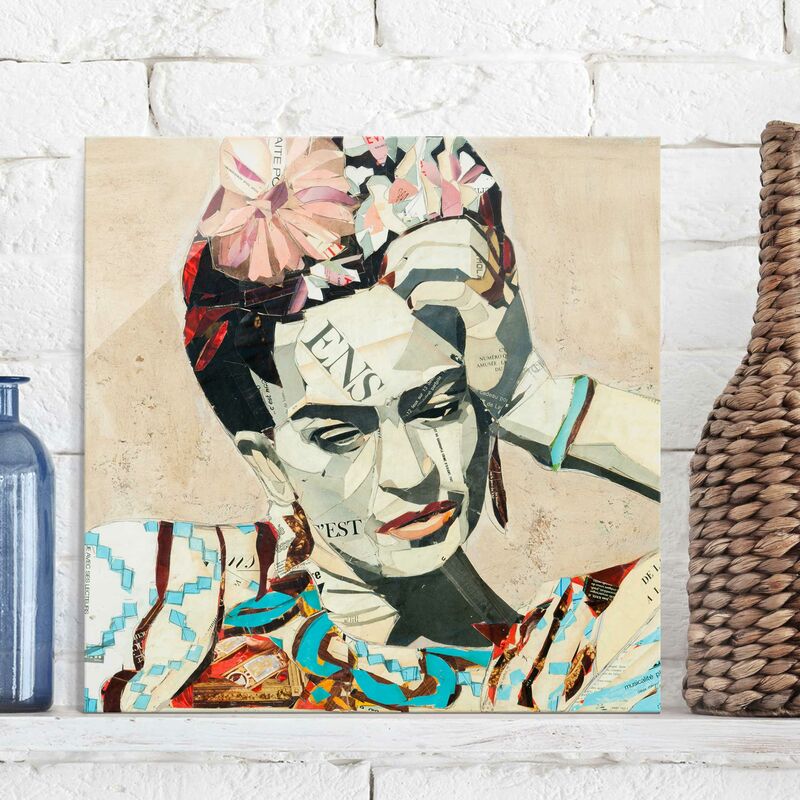 Cuadro de cristal - Frida Kahlo - Collage No.1 - Formato Cuadrado 1:1 Dimensión LxA: 50cm x 50cm
Cuadro de cristal - Frida Kahlo - Collage No.1 - Formato Cuadrado 1:1 Dimensión LxA: 50cm x 50cm