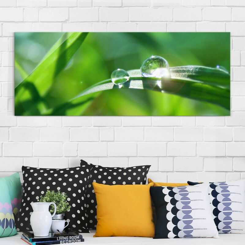 Cuadro de cristal - Green Ambiance II - Panorama Apaisado Dimensión LxA: 50cm x 125cm
Cuadro de cristal - Green Ambiance II - Panorama Apaisado Dimensión LxA: 50cm x 125cm