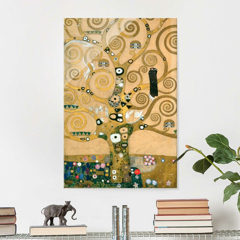 Bilderwelten - Cuadro de cristal - Gustav Klimt - El Árbol de la Vida - Art Nouveau Alto 3:2 Dimensión LxA: 60cm x 40cm
Bilderwelten - Cuadro de cristal - Gustav Klimt - El Árbol de la Vida - Art Nouveau Alto 3:2 Dimensión LxA: 60cm x 40cm