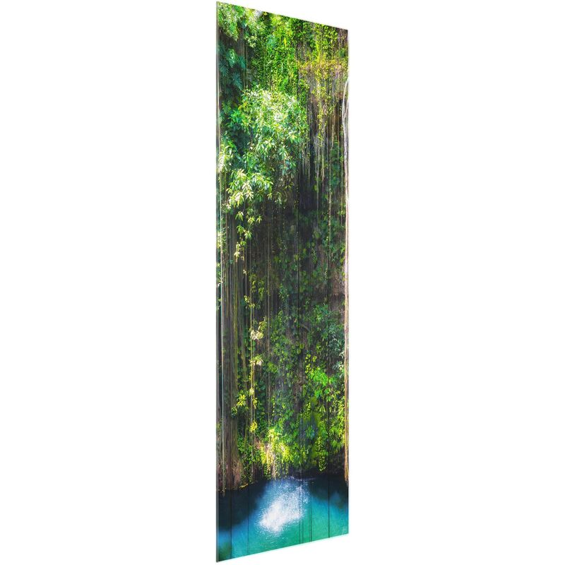 Bilderwelten - Cuadro de cristal - Hanging roots of Ik-Kil Cenote - Panorama Alto Dimensión LxA: 125cm x 50cm
Bilderwelten - Cuadro de cristal - Hanging roots of Ik-Kil Cenote - Panorama Alto Dimensión LxA: 125cm x 50cm