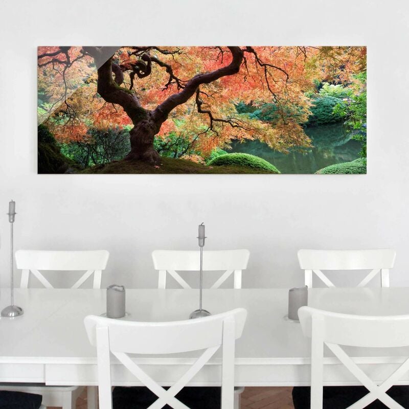 Cuadro de cristal - Japanese Garden - Panorama Apaisado Dimensión LxA: 50cm x 125cm
Cuadro de cristal - Japanese Garden - Panorama Apaisado Dimensión LxA: 50cm x 125cm