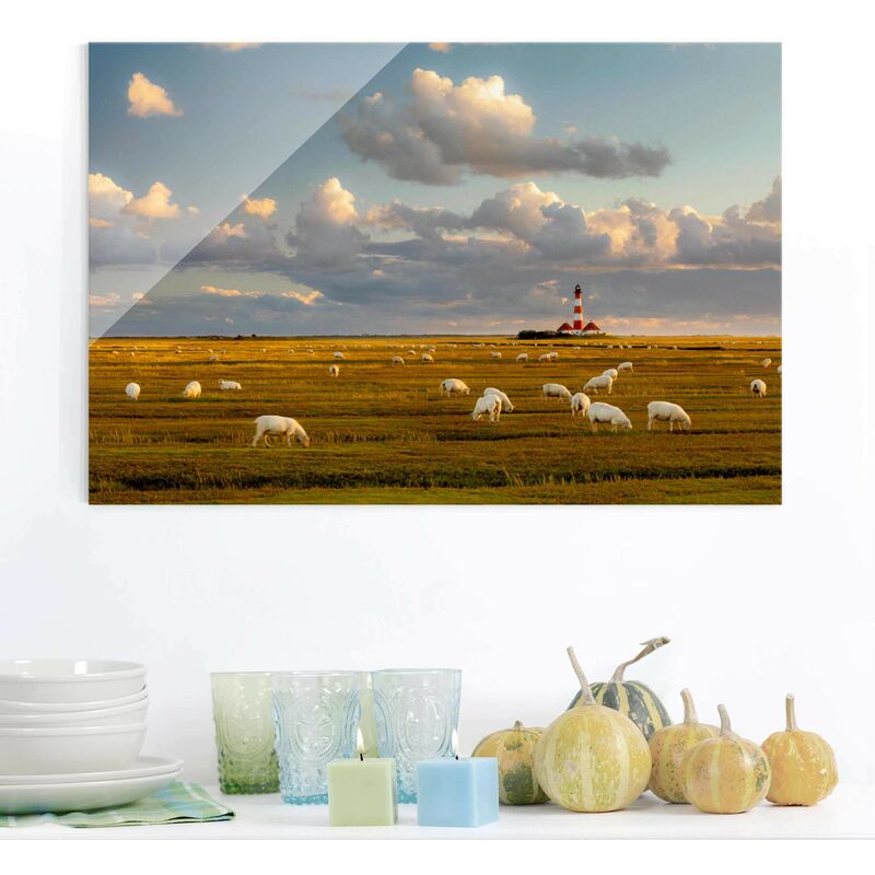 Bilderwelten - Cuadro de cristal - North Sea Lighthouse with sheep flock - Apaisado 2:3 Dimensión LxA: 80cm x 120cm
Bilderwelten - Cuadro de cristal - North Sea Lighthouse with sheep flock - Apaisado 2:3 Dimensión LxA: 80cm x 120cm