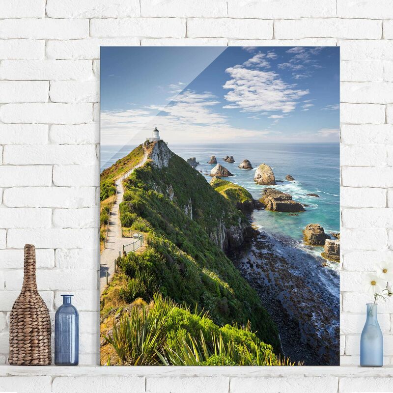 Bilderwelten - Cuadro de cristal - Nugget Point Lighthouse And Sea New Zealand - Alto 4:3 Dimensión LxA: 80cm x 60cm
Bilderwelten - Cuadro de cristal - Nugget Point Lighthouse And Sea New Zealand - Alto 4:3 Dimensión LxA: 80cm x 60cm