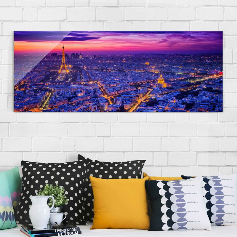 Cuadro de cristal - Paris At Night - Panorama Apaisado Dimensión LxA: 40cm x 100cm
Cuadro de cristal - Paris At Night - Panorama Apaisado Dimensión LxA: 40cm x 100cm