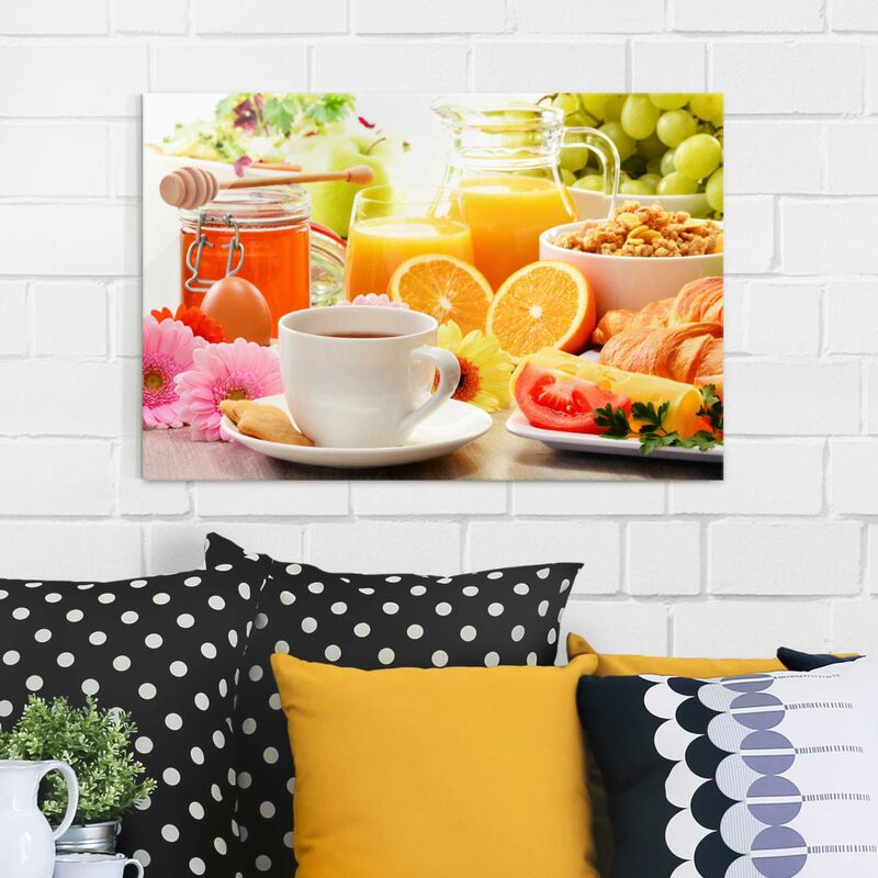 Bilderwelten - Cuadro de cristal - Summery breakfast table - Apaisado 2:3 Dimensión LxA: 80cm x 120cm
Bilderwelten - Cuadro de cristal - Summery breakfast table - Apaisado 2:3 Dimensión LxA: 80cm x 120cm