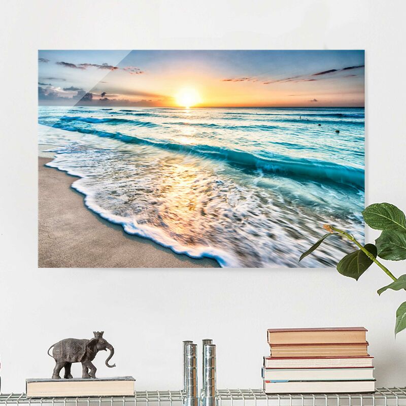 Bilderwelten - Cuadro de cristal - Sunset At The Beach - Formato Apaisado 2:3 Dimensión LxA: 60cm x 90cm
Bilderwelten - Cuadro de cristal - Sunset At The Beach - Formato Apaisado 2:3 Dimensión LxA: 60cm x 90cm