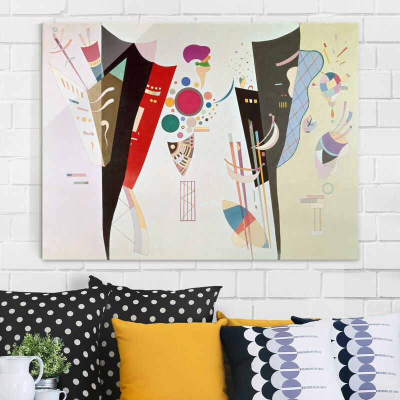 Bilderwelten - Cuadro de cristal - Wassily Kandinsky - Acuerdo recíproco - Expresionismo Apaisado 3:4 Dimensión LxA: 75cm x 100cm
Bilderwelten - Cuadro de cristal - Wassily Kandinsky - Acuerdo recíproco - Expresionismo Apaisado 3:4 Dimensión LxA: 75cm x 100cm