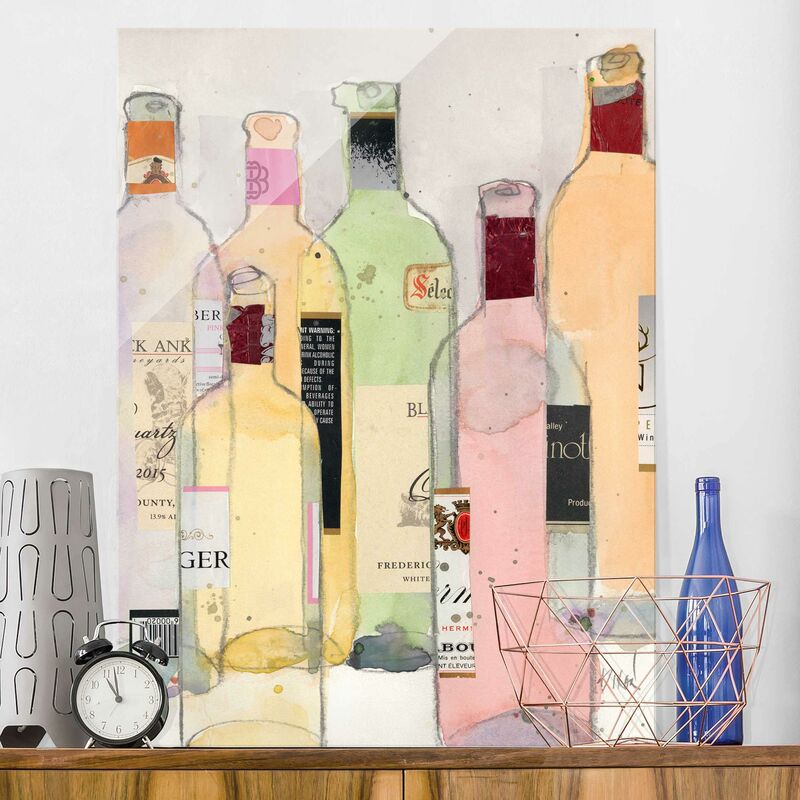 Bilderwelten - Cuadro de cristal - Wine Bottles In Watercolor I - Formato Alto 4:3 Dimensión LxA: 80cm x 60cm
Bilderwelten - Cuadro de cristal - Wine Bottles In Watercolor I - Formato Alto 4:3 Dimensión LxA: 80cm x 60cm