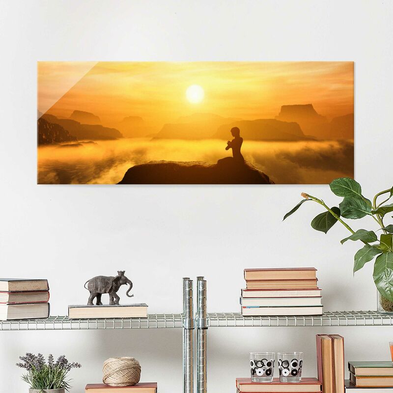 Cuadro de cristal - Yoga Meditation - Panorama Apaisado Dimensión LxA: 50cm x 125cm
Cuadro de cristal - Yoga Meditation - Panorama Apaisado Dimensión LxA: 50cm x 125cm