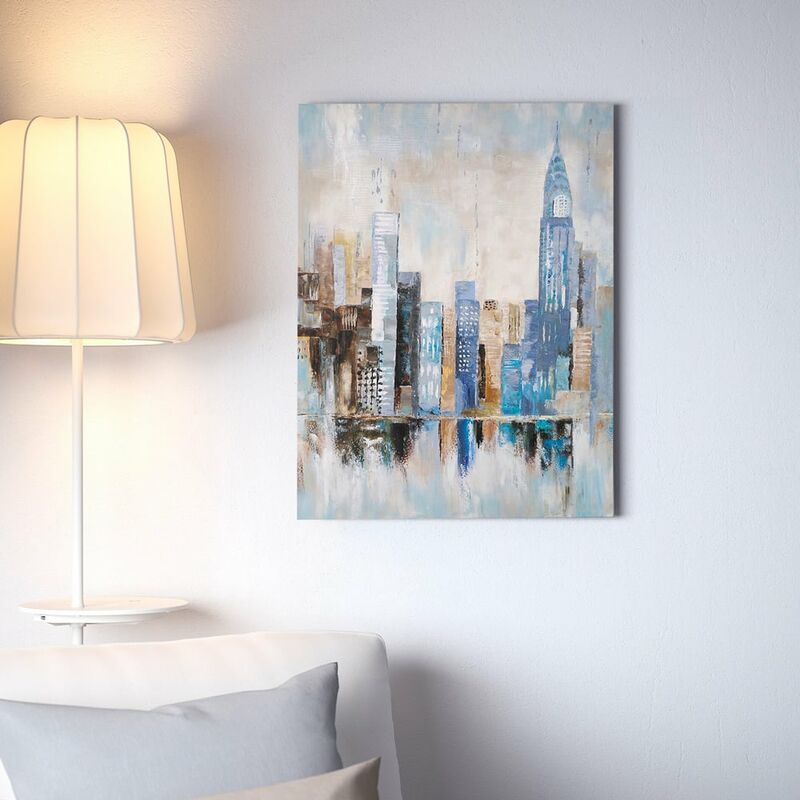 Tema - Cuadro decorativo de paisaje urbano pintado a mano 90x120cm Shades of Chrysler
Tema - Cuadro decorativo de paisaje urbano pintado a mano 90x120cm Shades of Chrysler