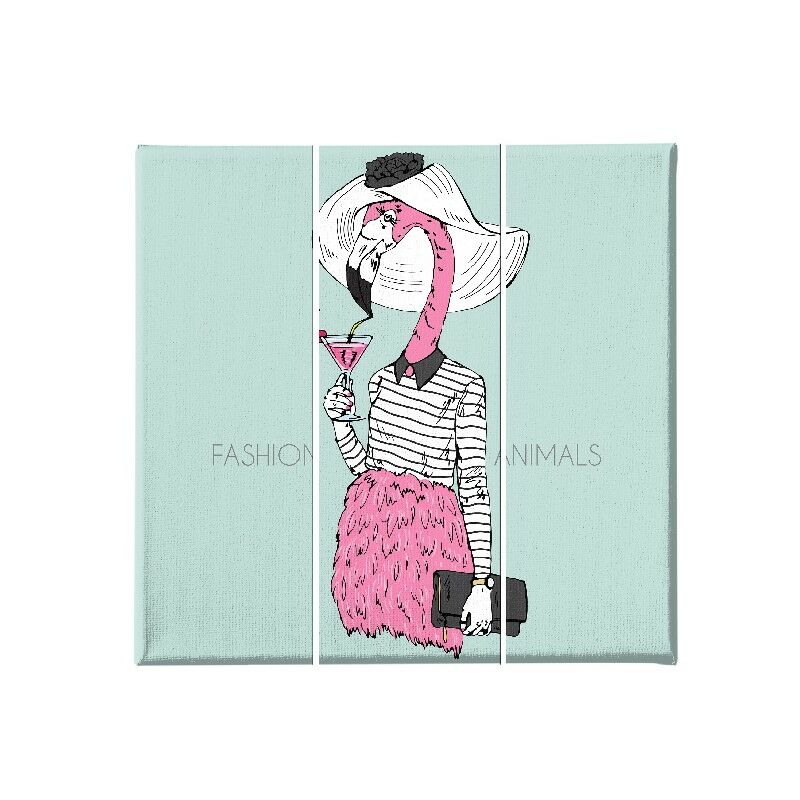 Homemania - Cuadro Flamingo - 3 Piezas - Animales - de la sala de estar, habitacion - Multicolor en Poliester, madera, 69 x 3 x 50 cm
Homemania - Cuadro Flamingo - 3 Piezas - Animales - de la sala de estar, habitacion - Multicolor en Poliester, madera, 69 x 3 x 50 cm