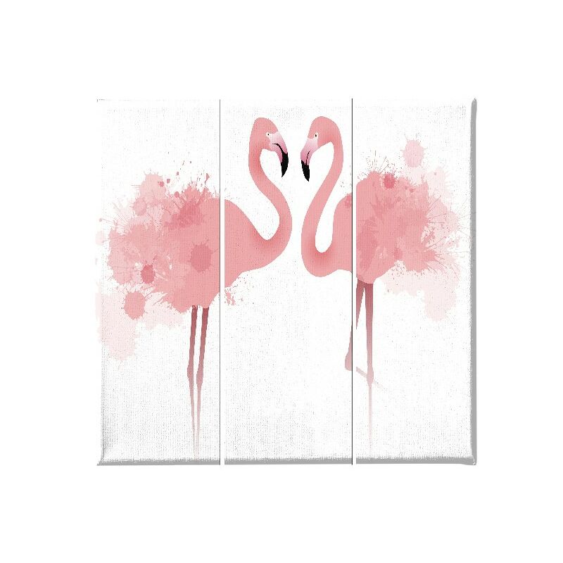 Homemania - Cuadro Flamingo - 3 Piezas - Animales - de la sala de estar, habitacion - Multicolor en Poliester, madera, 69 x 3 x 50 cm
Homemania - Cuadro Flamingo - 3 Piezas - Animales - de la sala de estar, habitacion - Multicolor en Poliester, madera, 69 x 3 x 50 cm