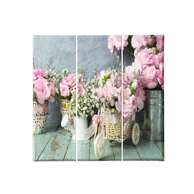 Homemania - Cuadro Flores - 3 Piezas - Naturaleza - para la sala de estar, la habitacion - Multicolor en Poliester, madera, 69 x 3 x 50 cm
Homemania - Cuadro Flores - 3 Piezas - Naturaleza - para la sala de estar, la habitacion - Multicolor en Poliester, madera, 69 x 3 x 50 cm