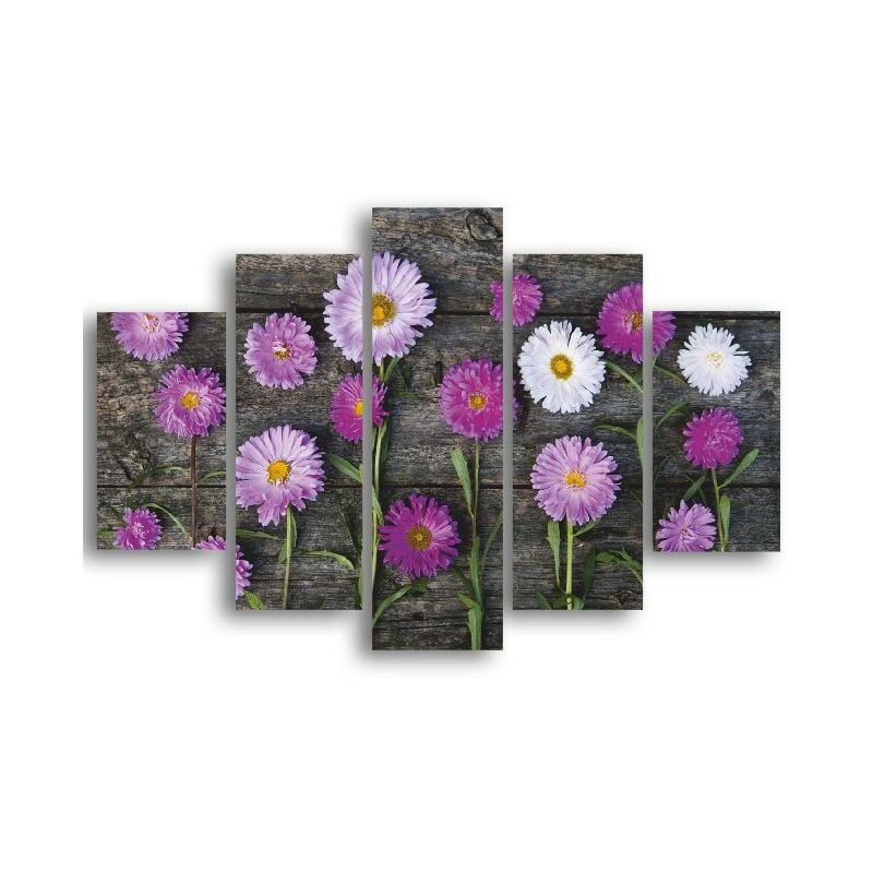 Homemania - Cuadro Flores - 5 piezas - Naturaleza - por sala, habitacion - Multicolor en MDF, 95 x 0,3 x 60 cm
Homemania - Cuadro Flores - 5 piezas - Naturaleza - por sala, habitacion - Multicolor en MDF, 95 x 0,3 x 60 cm