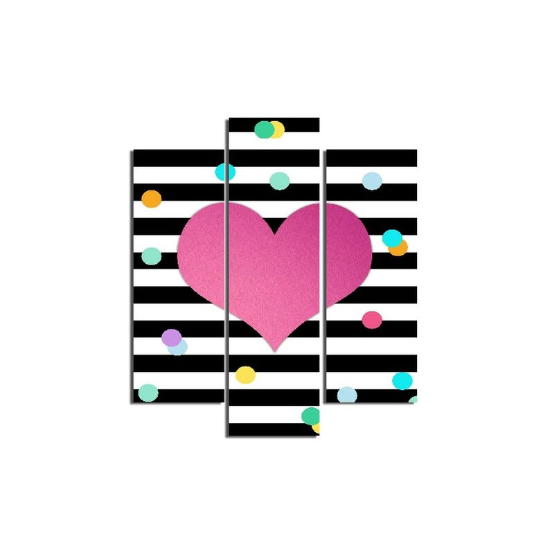 Homemania - Cuadro Frases - 3 piezas - Dia de San Valentin - de la sala de estar, la habitacion - Multicolor en MDF, 57 x 0,3 x 60 cm
Homemania - Cuadro Frases - 3 piezas - Dia de San Valentin - de la sala de estar, la habitacion - Multicolor en MDF, 57 x 0,3 x 60 cm