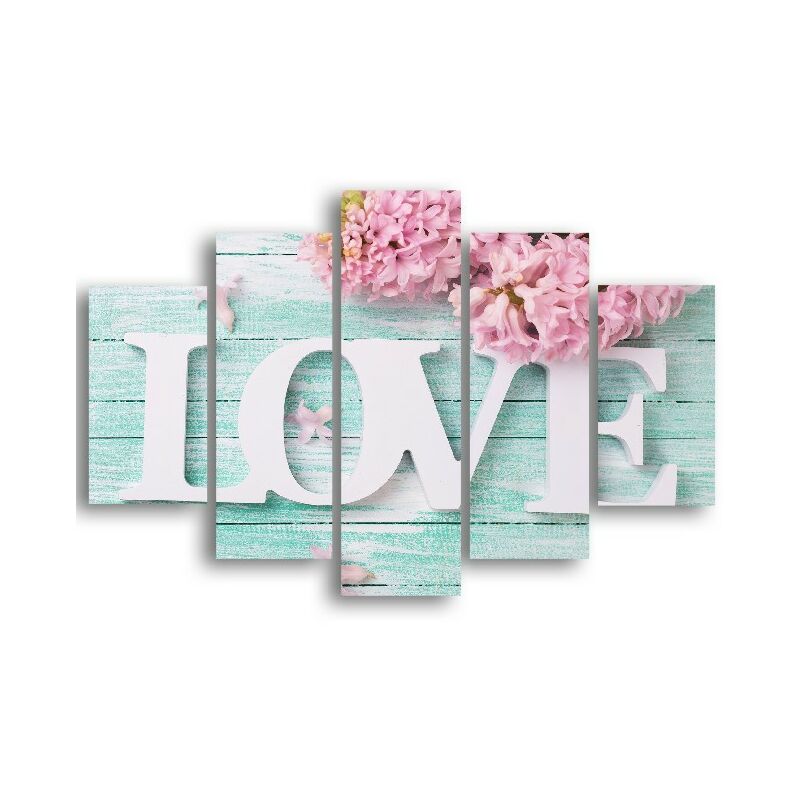 Cuadro Frases - 5 piezas - Dia de San Valentin - de la sala de estar, la habitacion - Multicolor en MDF, 95 x 0,3 x 60 cm
Cuadro Frases - 5 piezas - Dia de San Valentin - de la sala de estar, la habitacion - Multicolor en MDF, 95 x 0,3 x 60 cm