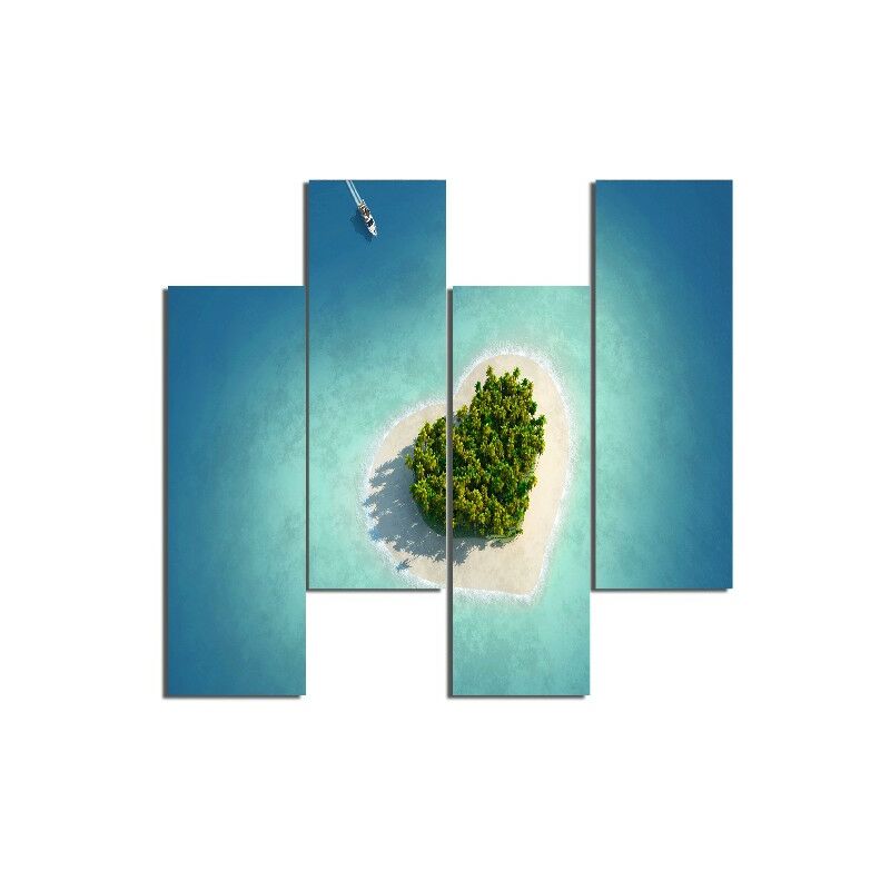 Homemania - Cuadro Isla - 4 piezas - Naturaleza y paisajes - por sala, habitacion - Multicolor en MDF, 76 x 0,3 x 50 cm
Homemania - Cuadro Isla - 4 piezas - Naturaleza y paisajes - por sala, habitacion - Multicolor en MDF, 76 x 0,3 x 50 cm
